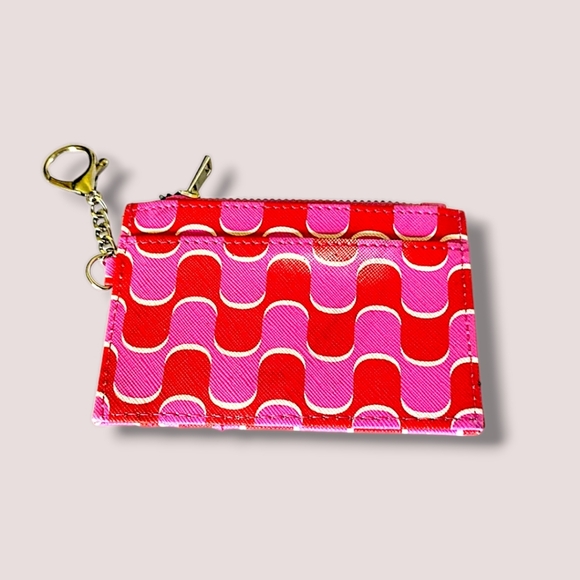 👛 Super Cute Pink Clip-On Card Carrier with Zip Change Compartment - Picture 2 of 7